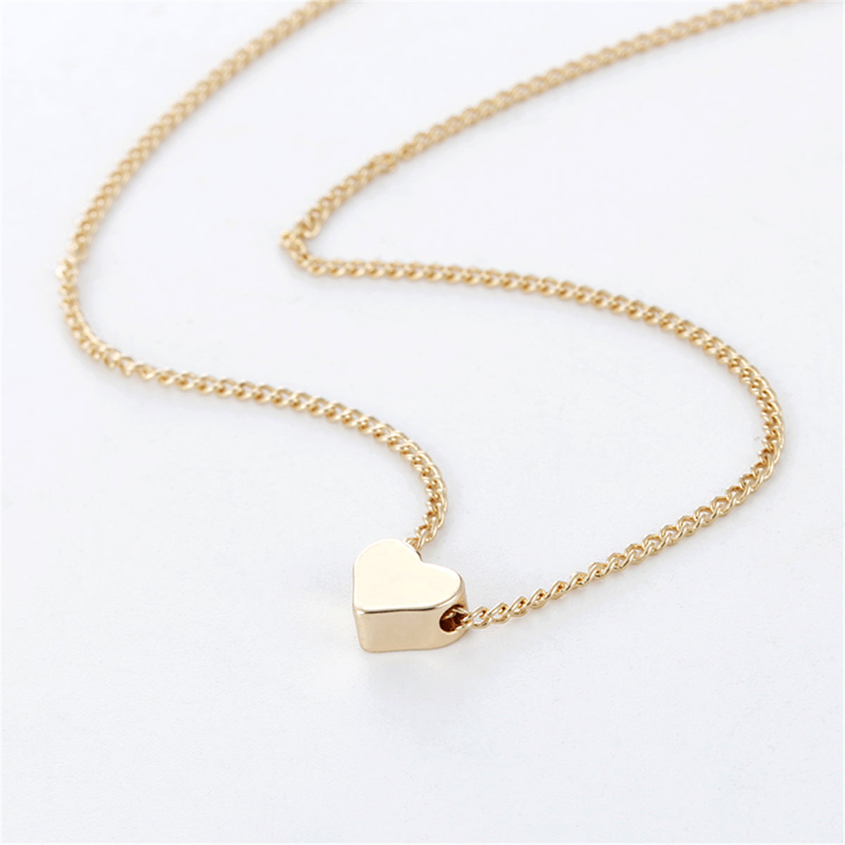 Tiny Heart Pendant Necklace-Ringified Jewelry