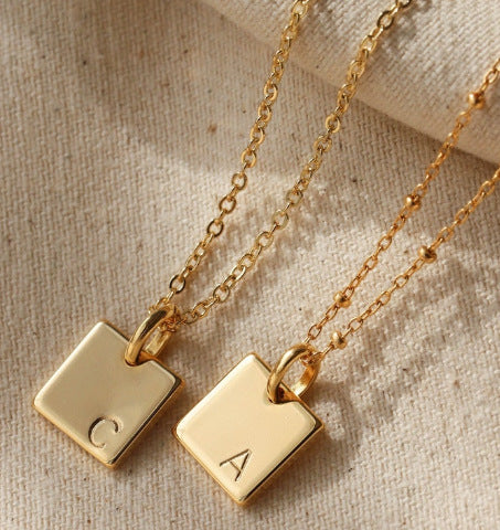 Adorable Monogram Charm Necklace-Ringified Jewelry