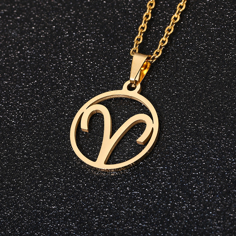 Golden Zodiac Necklace-Ringified Jewelry