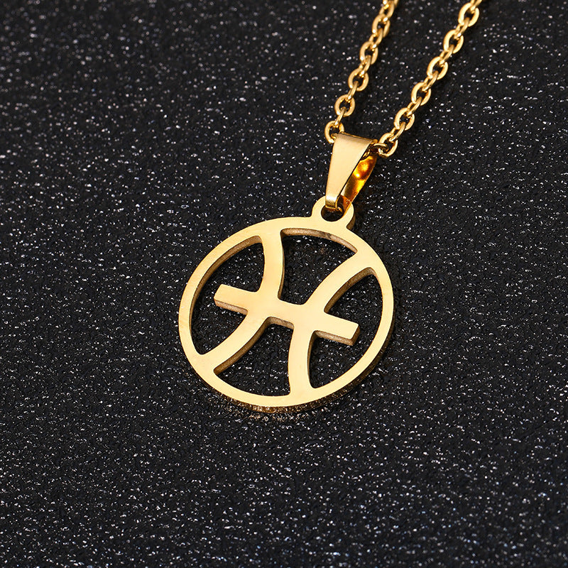 Golden Zodiac Necklace