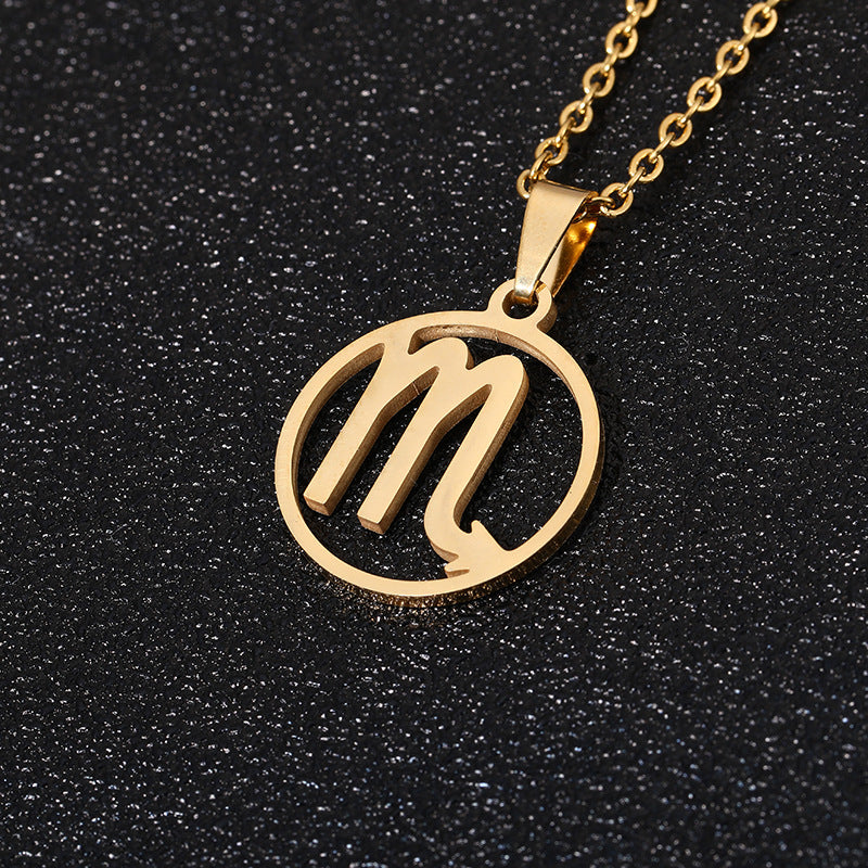 Golden Zodiac Necklace