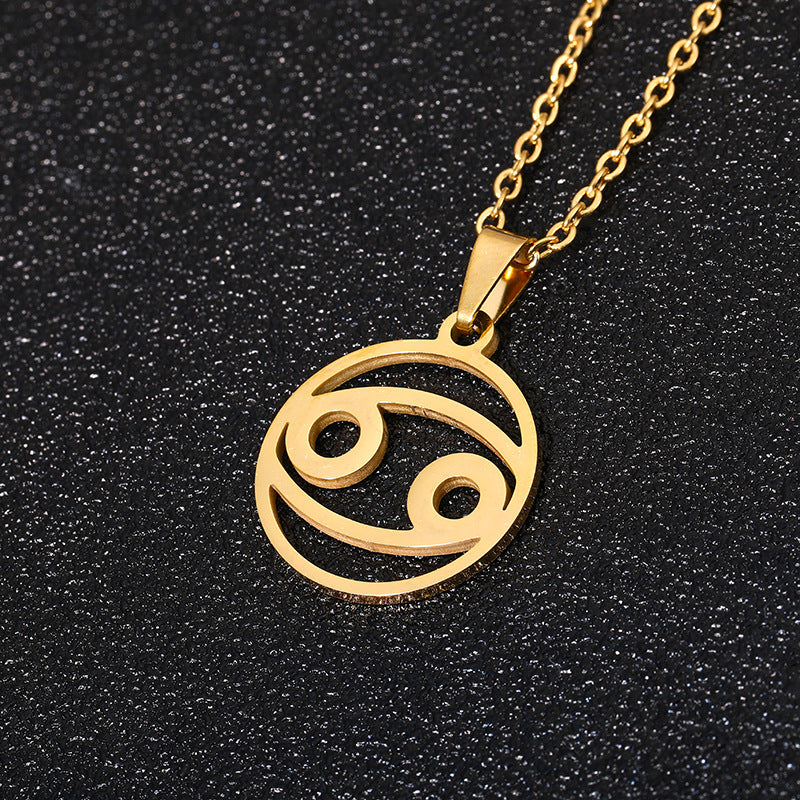 Golden Zodiac Necklace-Ringified Jewelry
