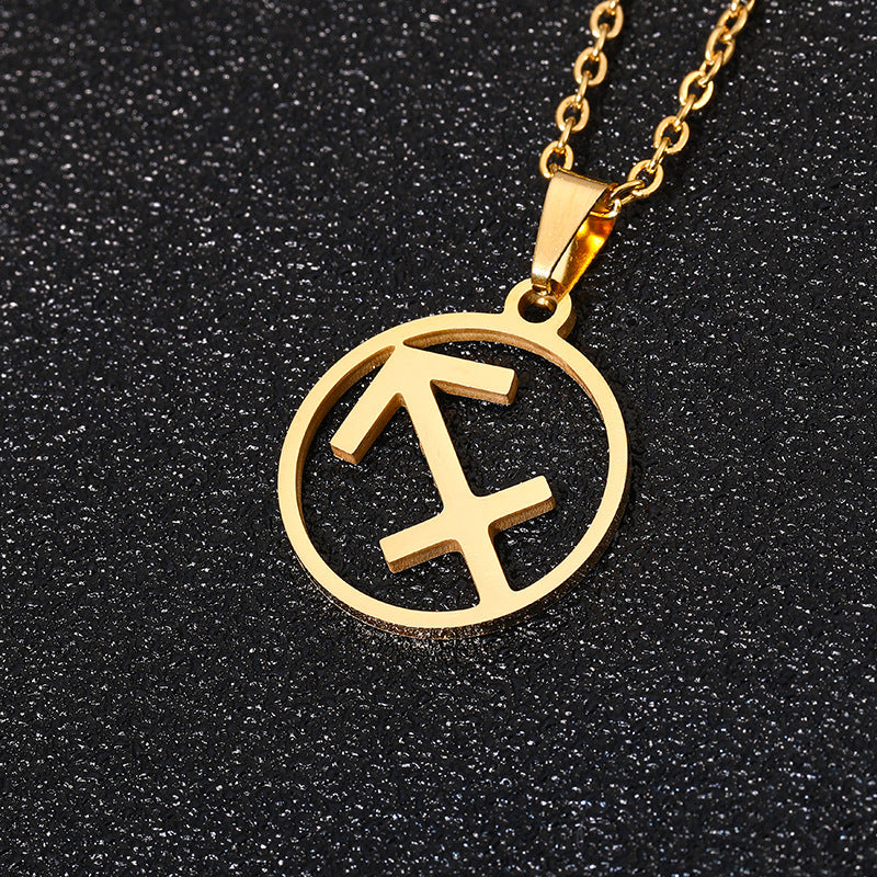 Golden Zodiac Necklace