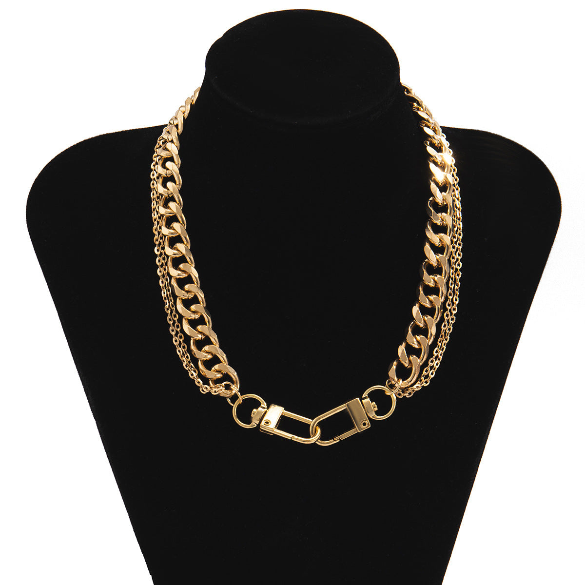 Cubana Double Layer Necklace-Ringified Jewelry