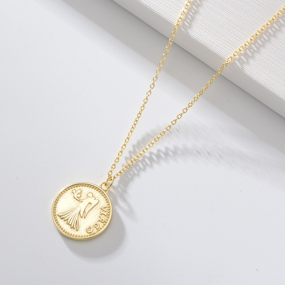 Zodiac Coin Necklace