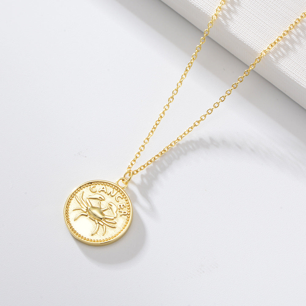 Zodiac Coin Necklace