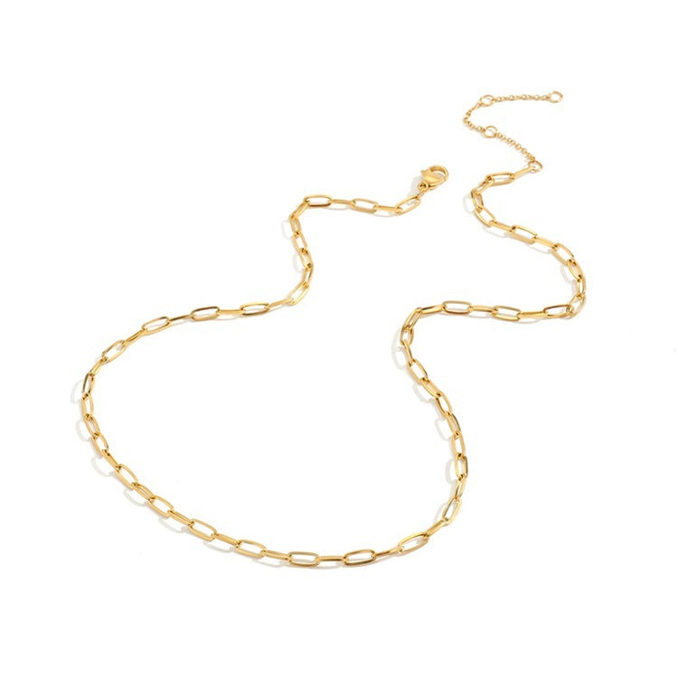 Small Paperclip Chain Necklace-Ringified Jewelry