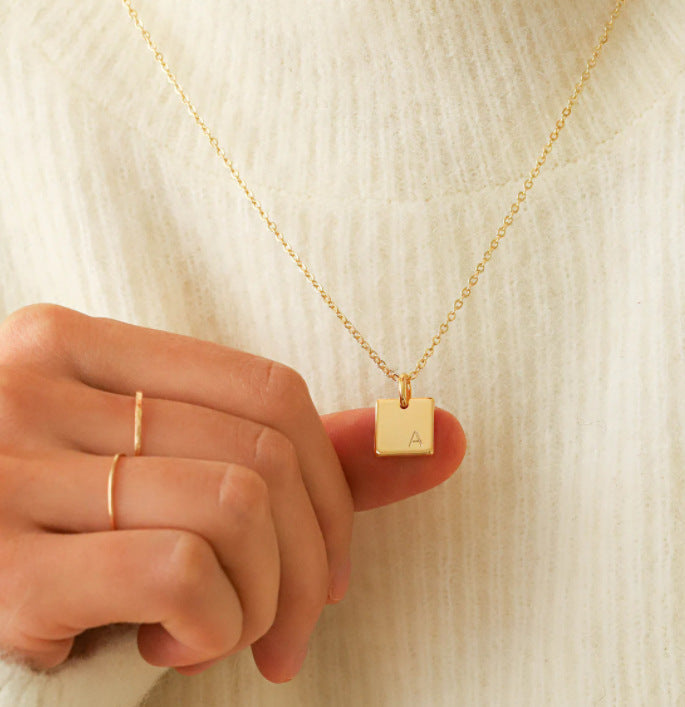 Adorable Monogram Charm Necklace-Ringified Jewelry