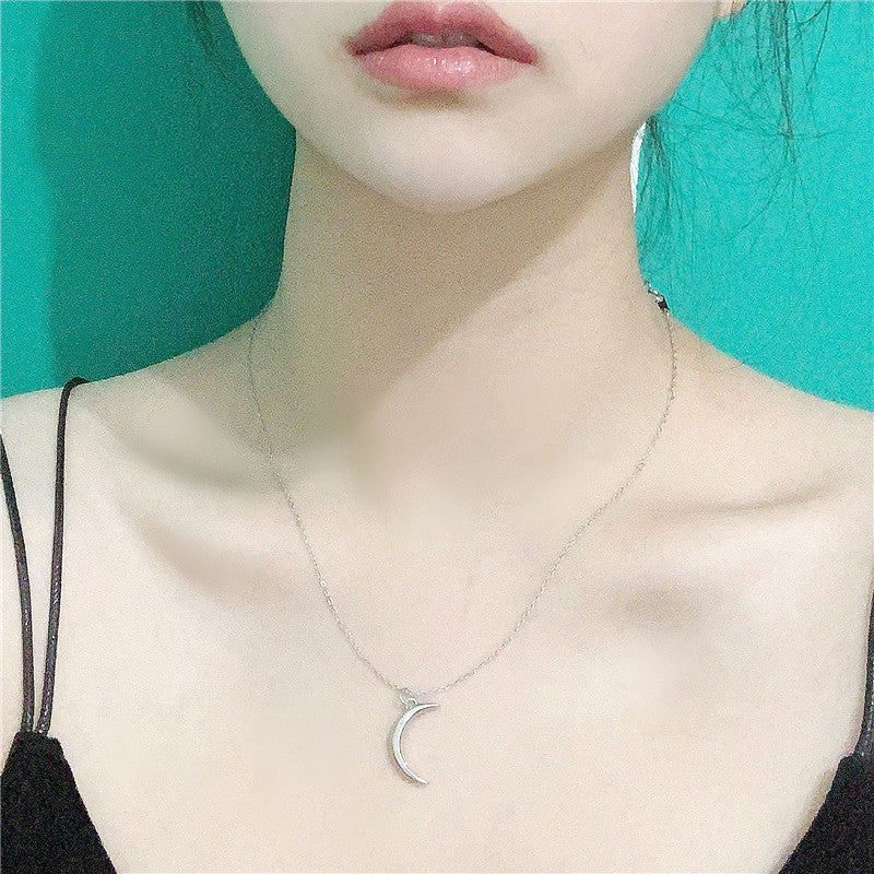 Crescent Moon Necklace-Ringified Jewelry