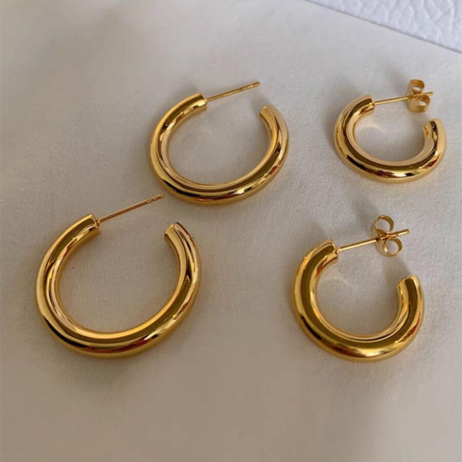 Tube Hoop Earrings-Ringified Jewelry