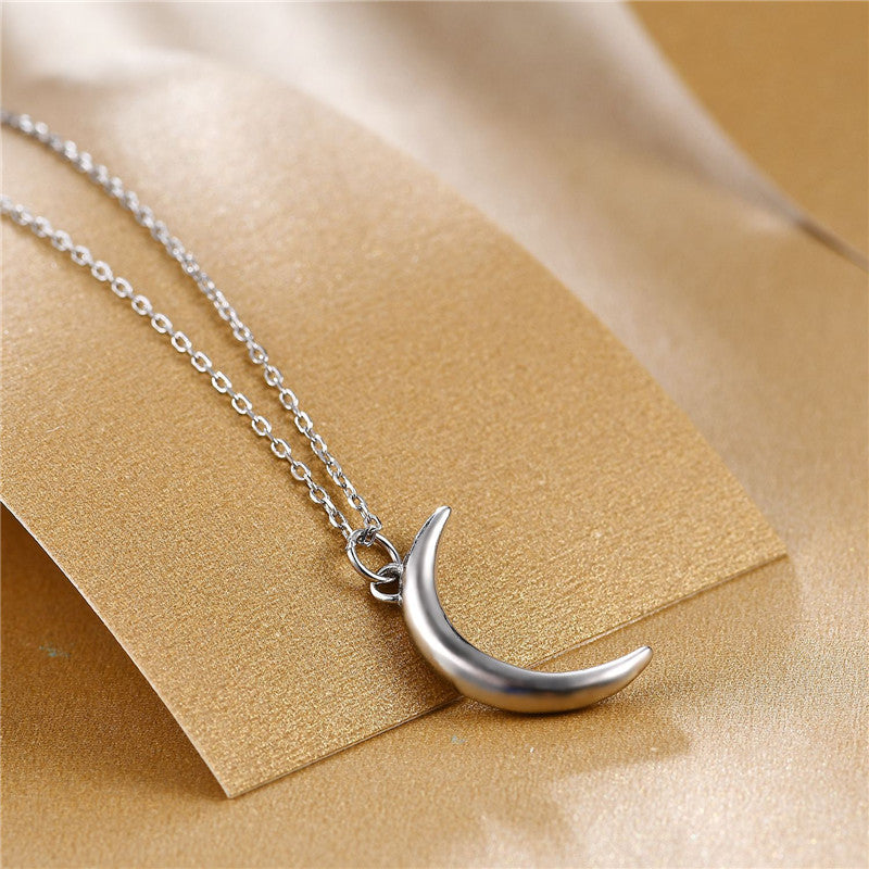 Crescent Moon Necklace-Ringified Jewelry