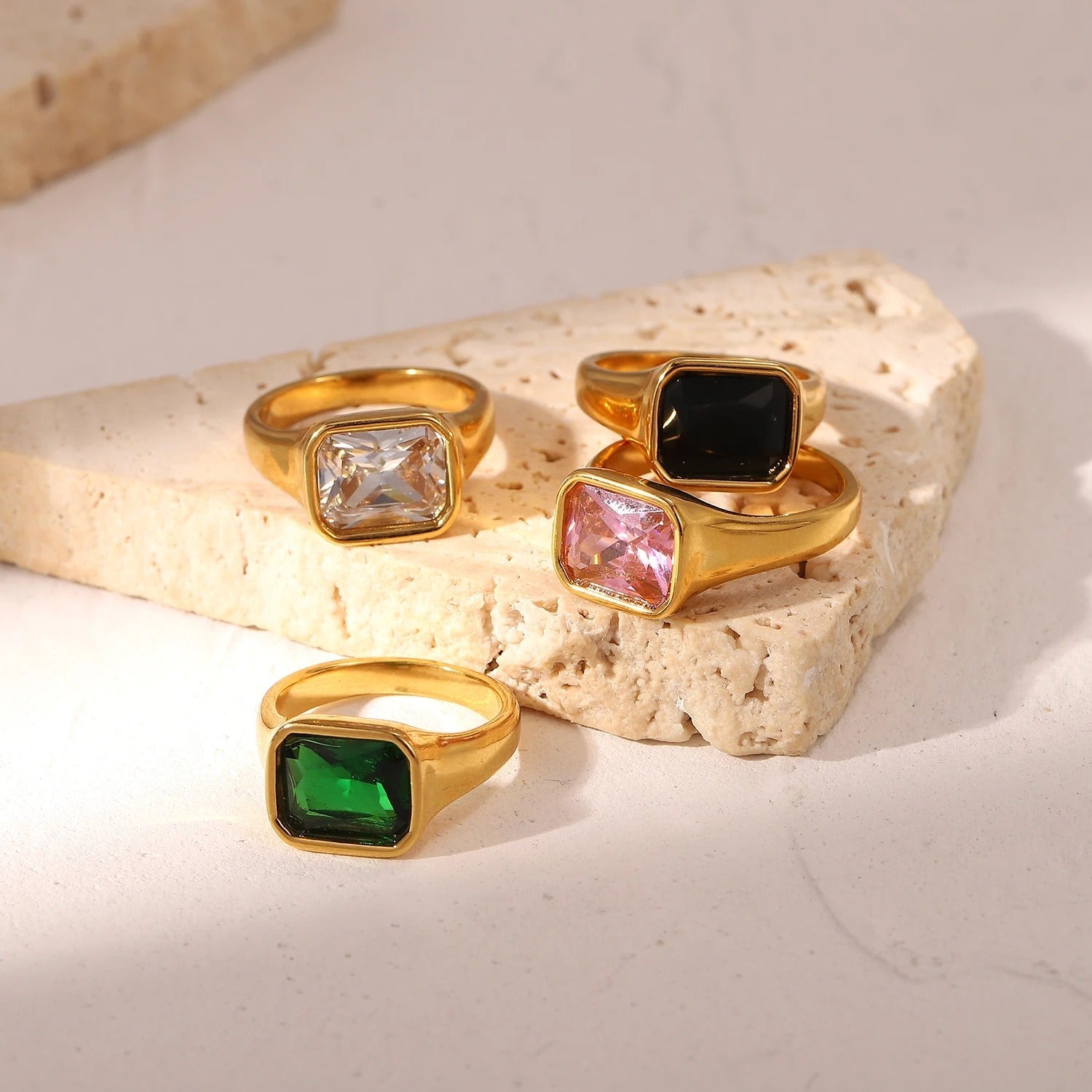 Forza Black Signet Ring