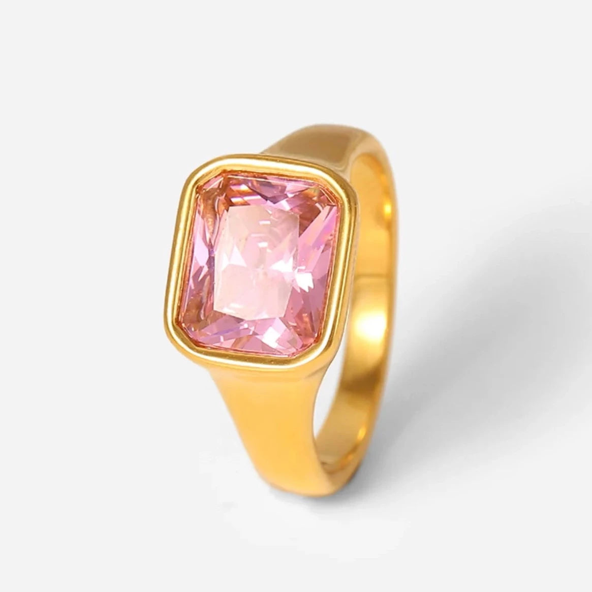 Forza Pink Signet Ring