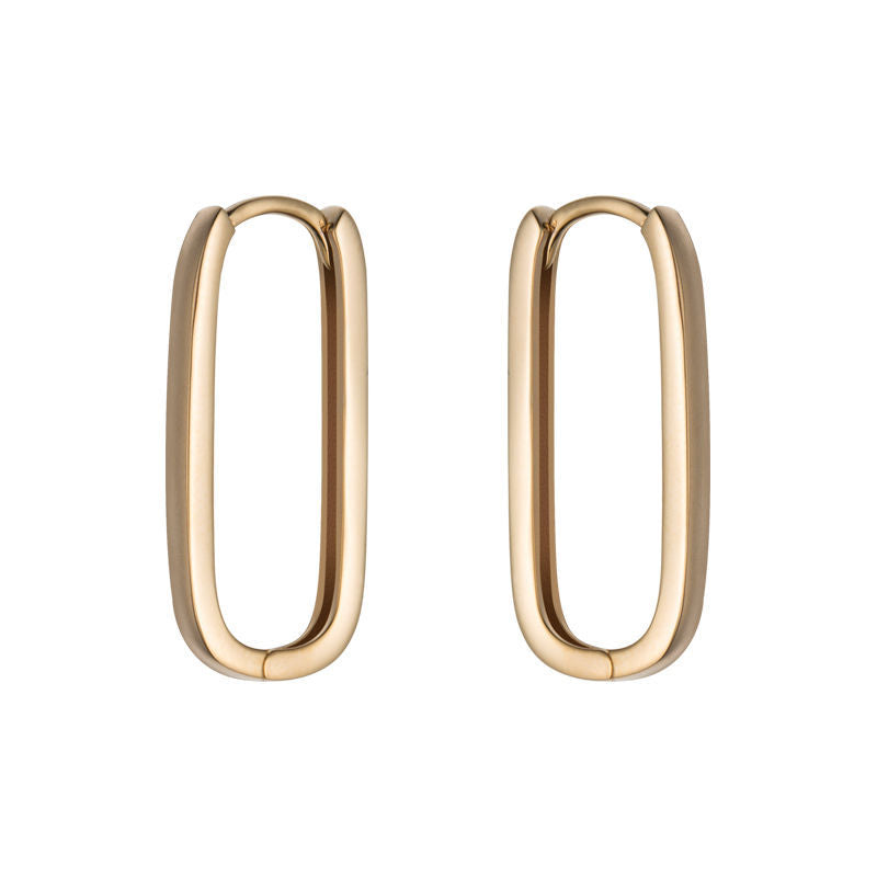 Gold Vermeil Hoop Earrings-Ringified Jewelry