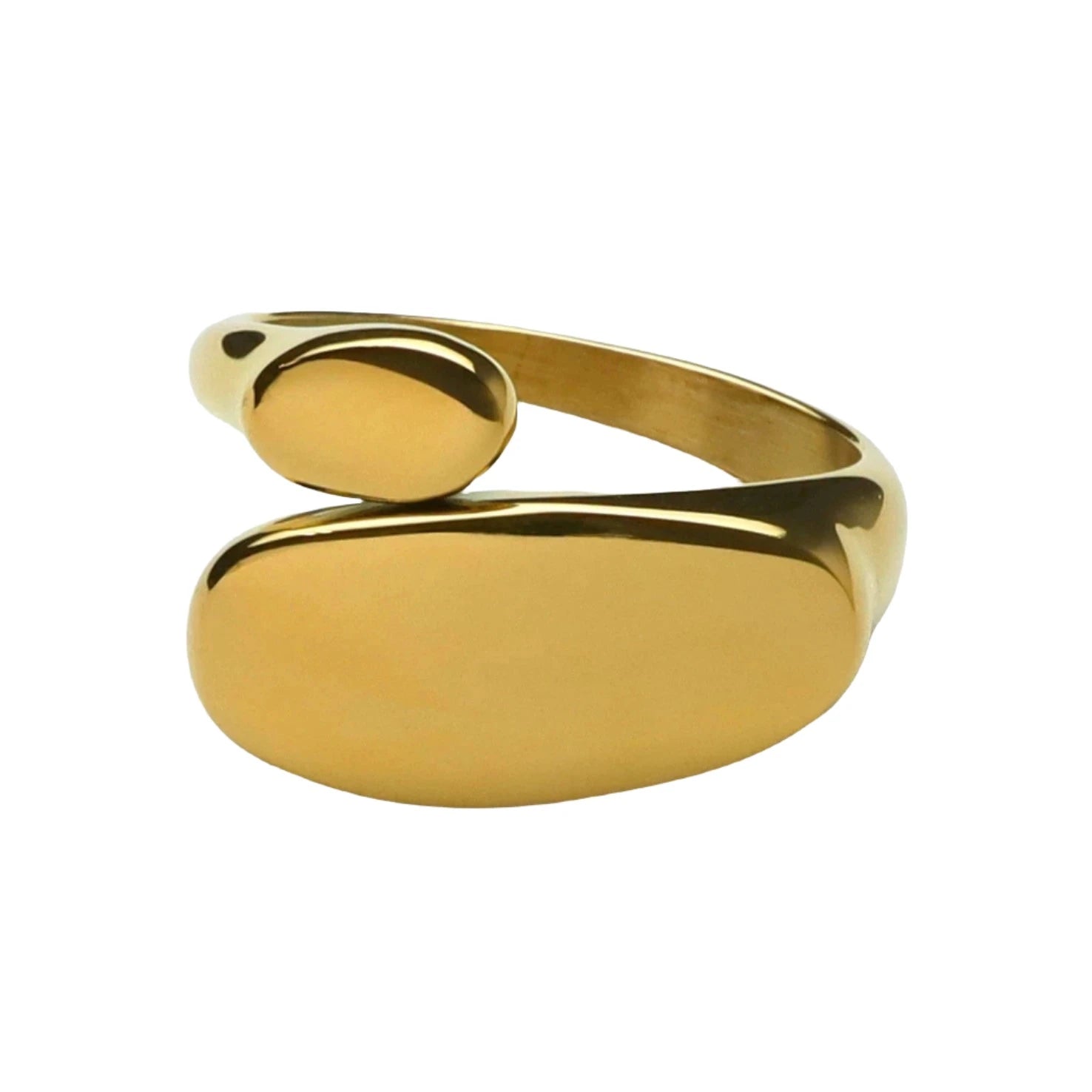 Scialle Signet Gold Wrap Ring