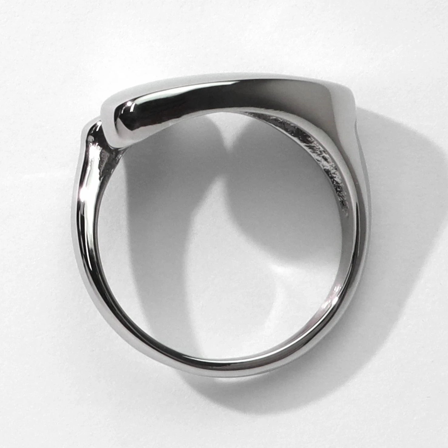 Scialle Signet Silver Wrap Ring