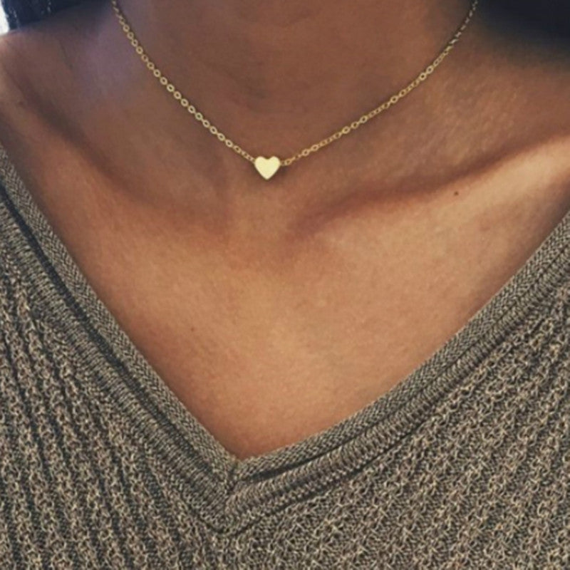 Tiny Heart Pendant Necklace-Ringified Jewelry