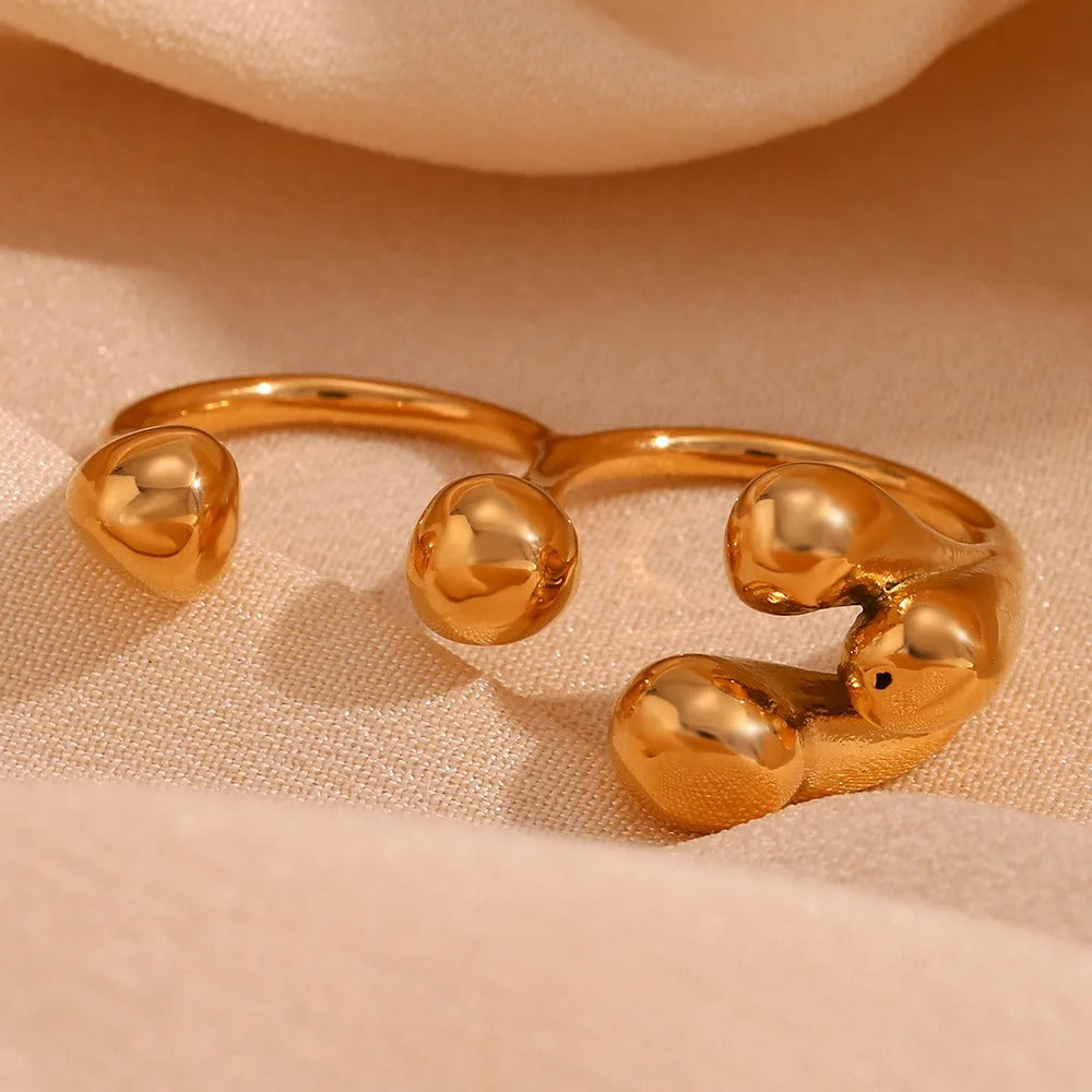 Creative Double-Finger Ring