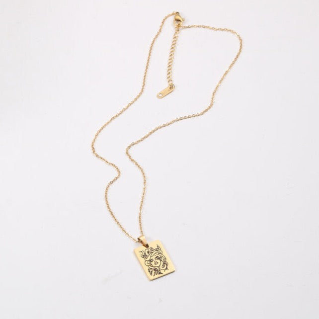 Medusa Snake Gold Necklace-Ringified Jewelry