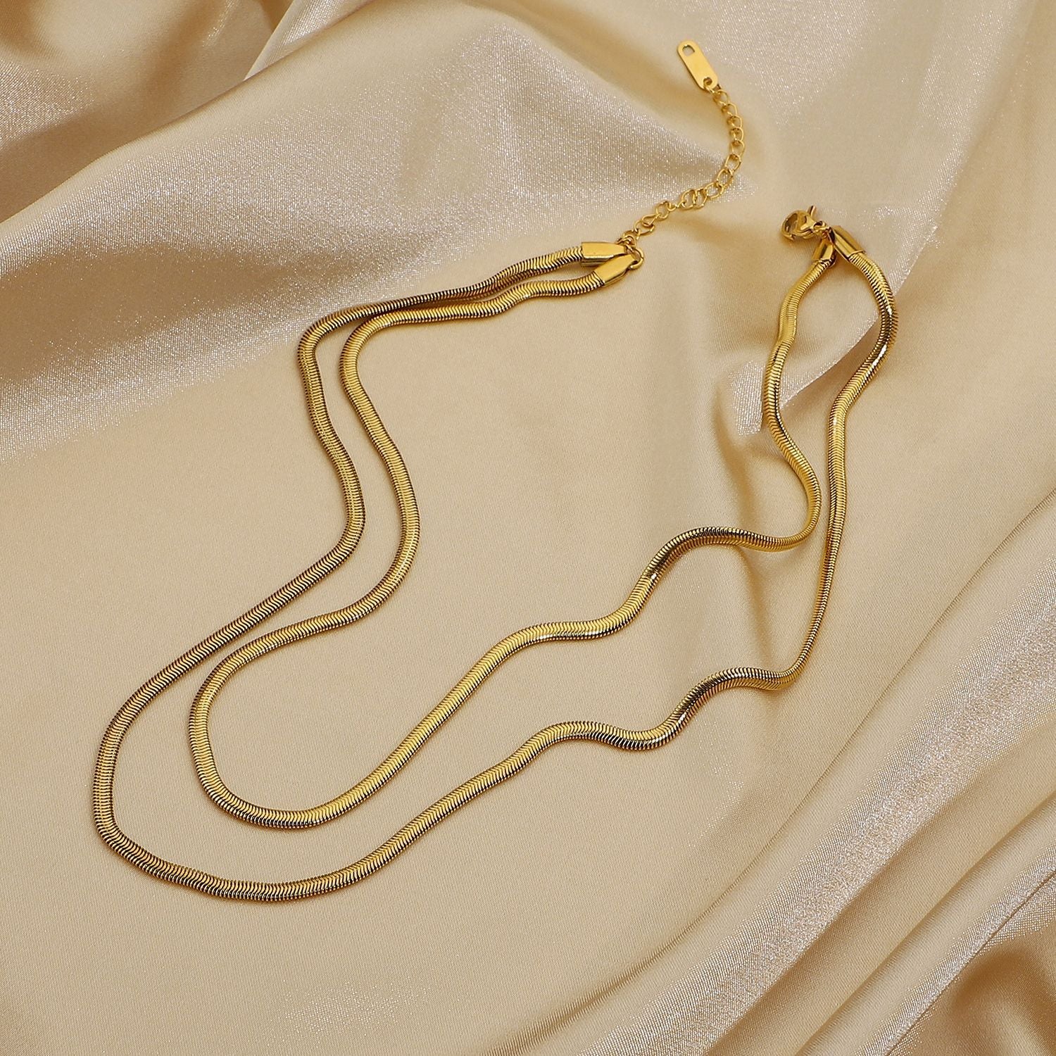 Vintage Layer Snakebone Necklace