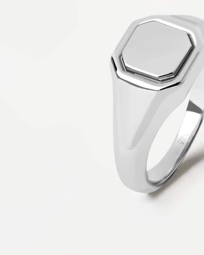 Marquet Silver Signet Ring