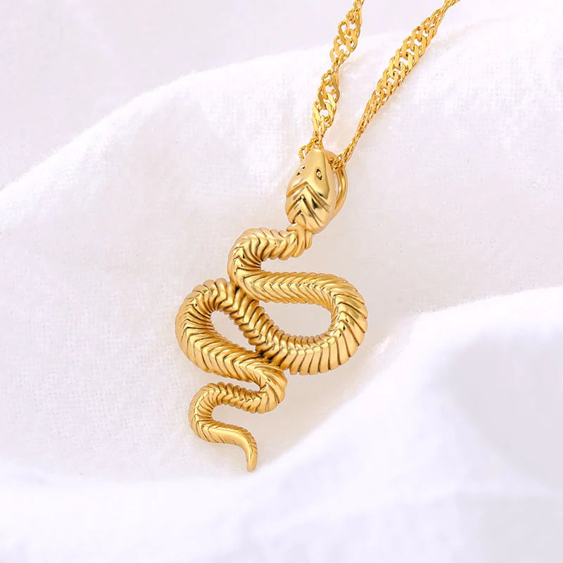 Year of the Snake Silver Necklace-Ringified Jewelry