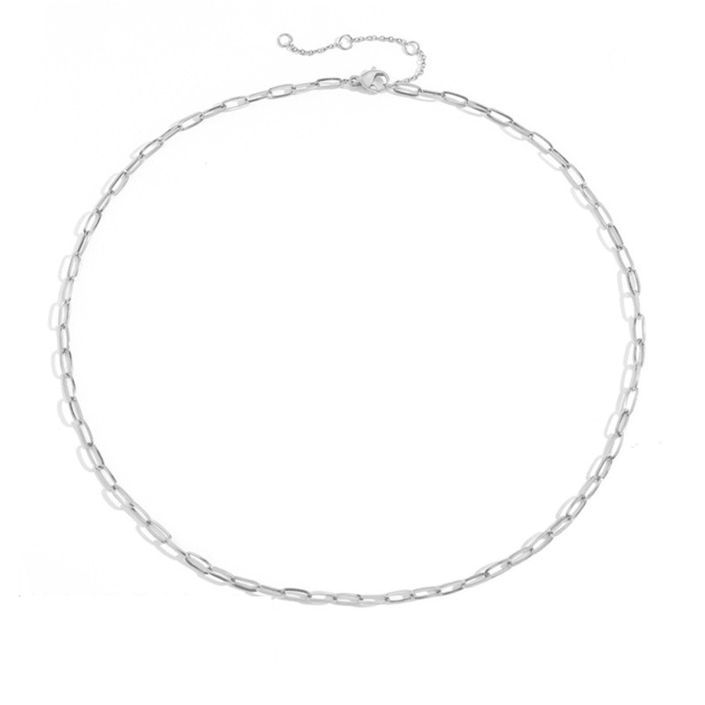 Small Paperclip Necklace