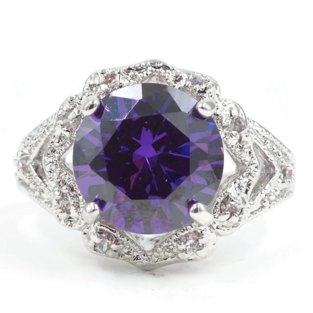 Purple Stone Rings
