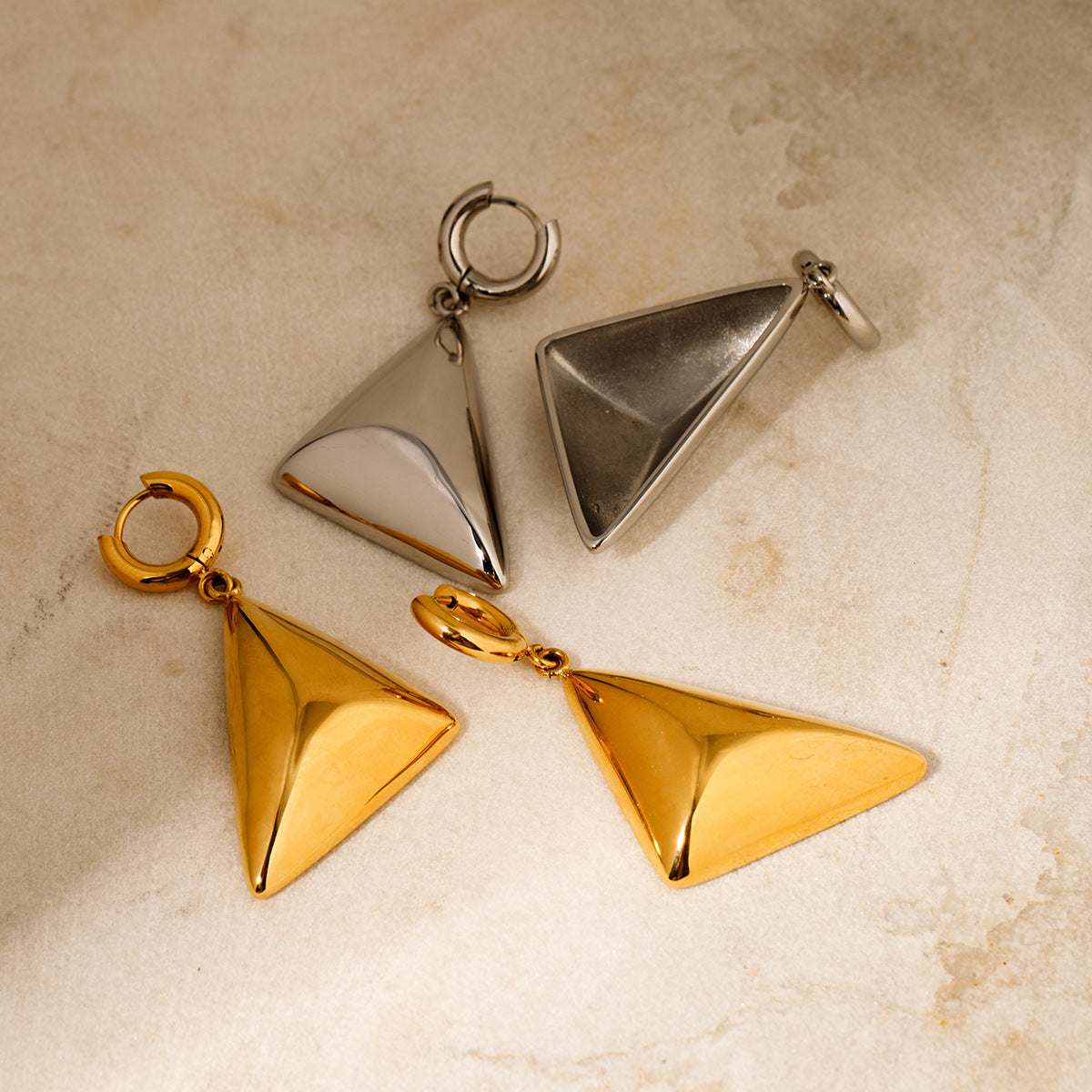 Vanguard Gold Earrings