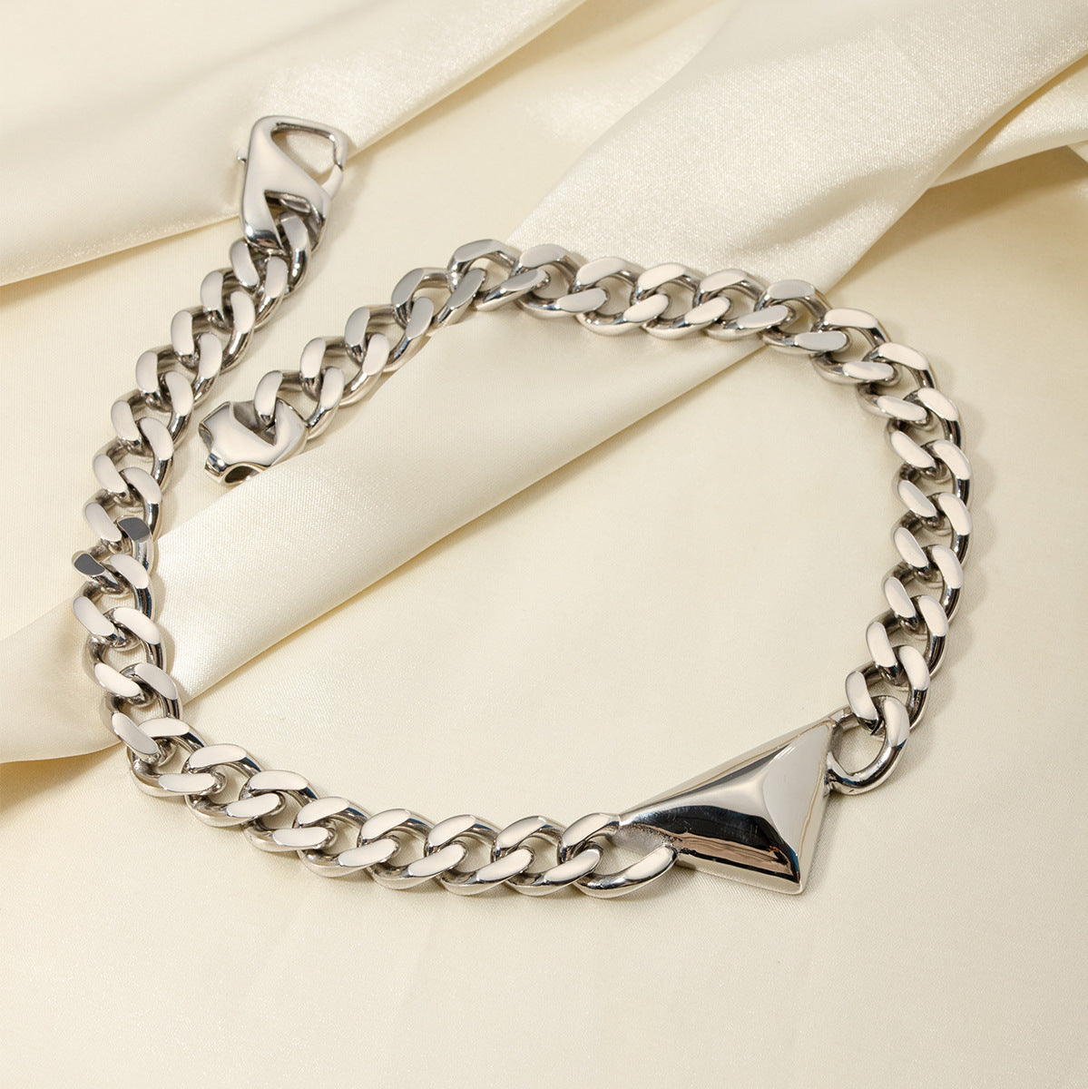 Vanguard Silver Cuban Necklace