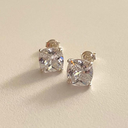 Elegant Silver Stud Earrings