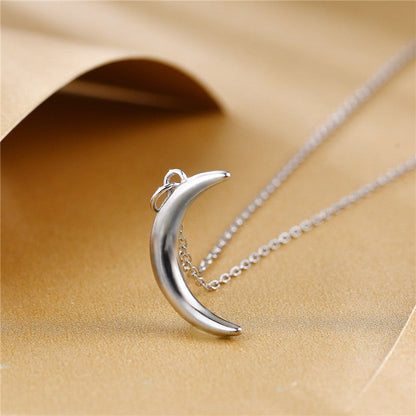 Crescent Moon Necklace-Ringified Jewelry