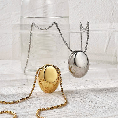 Glowing Orb Gold Necklace