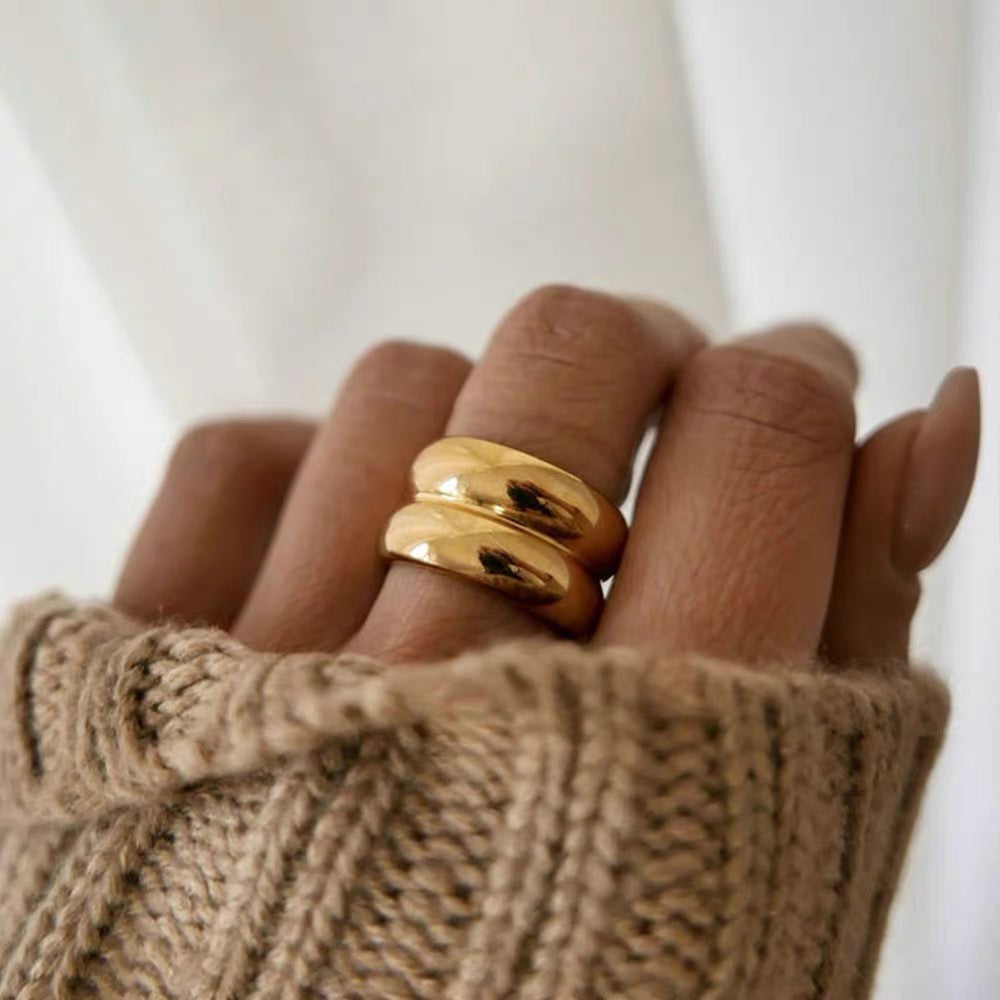 Fusion Stack Gold Ring-Ringified Jewelry