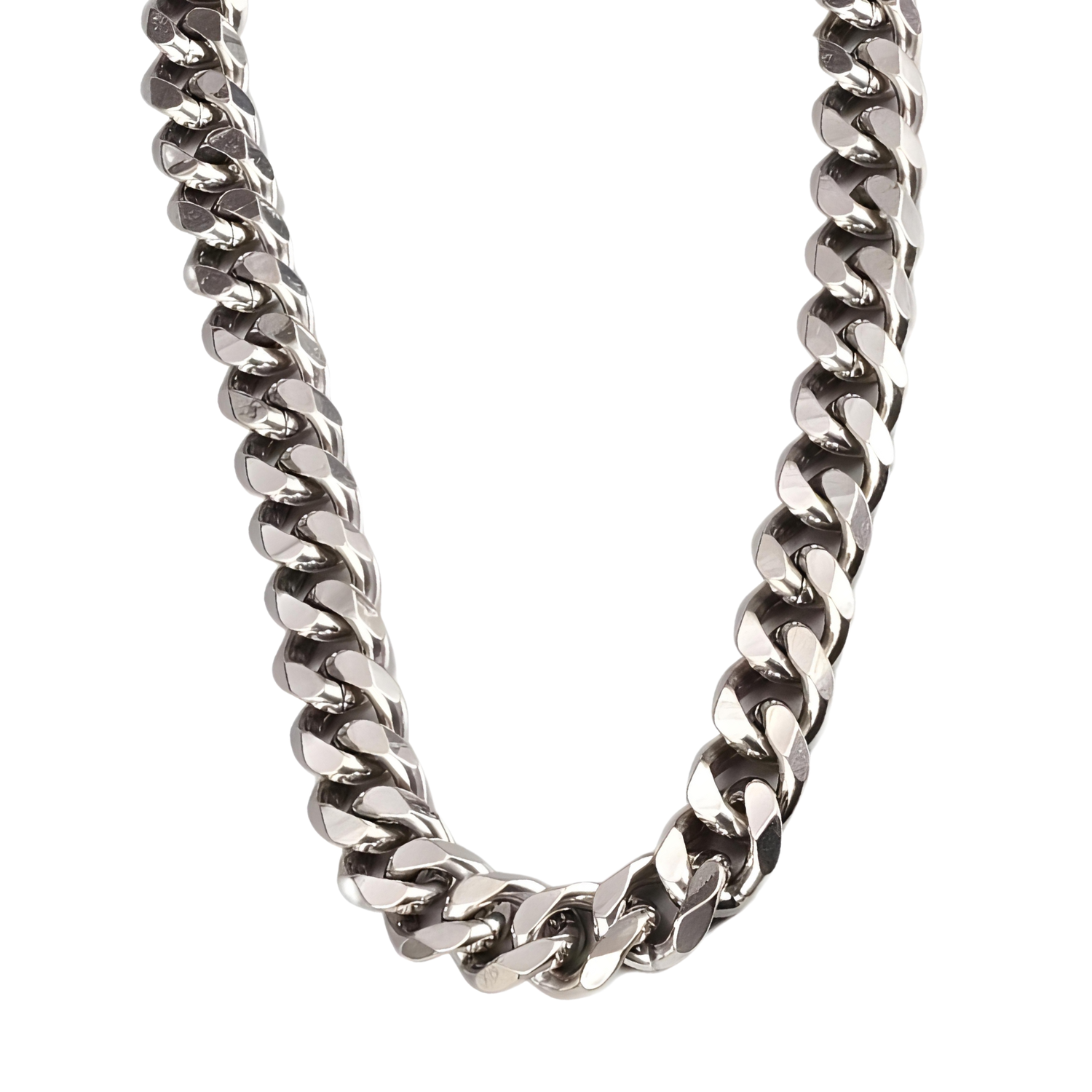 Cubana Mama Silver Necklace