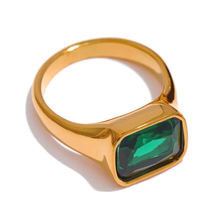 Forza Gold Signet Ring