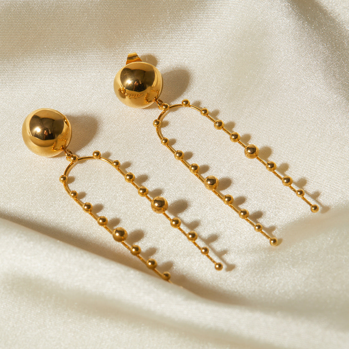 Beaded Dewdrop Earrings