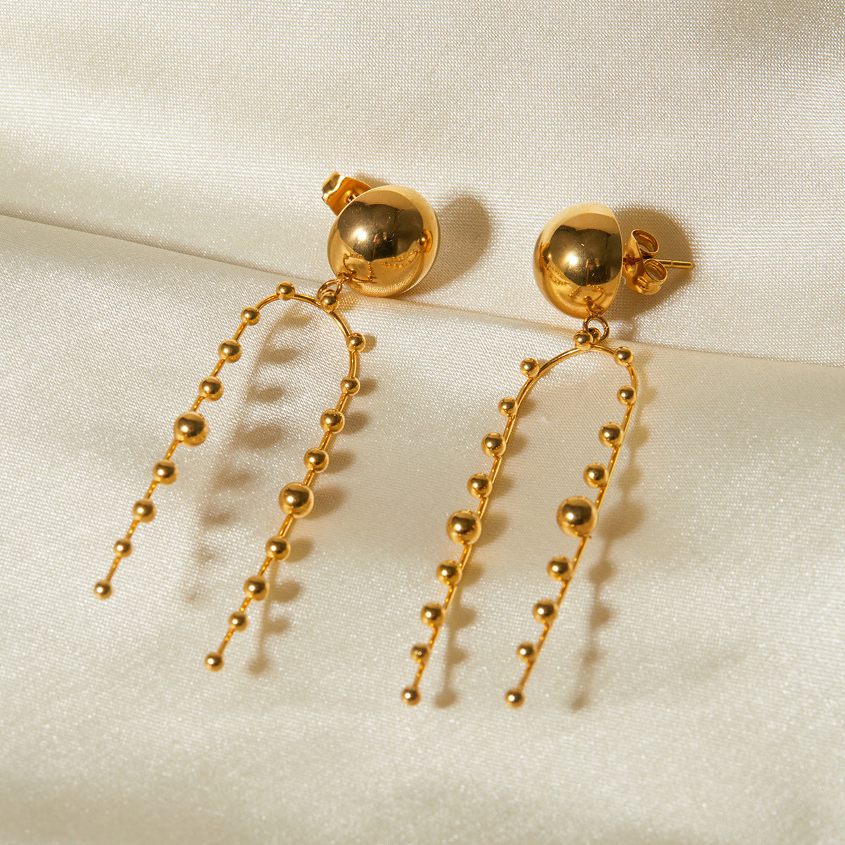 Beaded Dewdrop Earrings