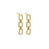 Chain Link Paperclip Gold Vermeil Earrings-Ringified Jewelry