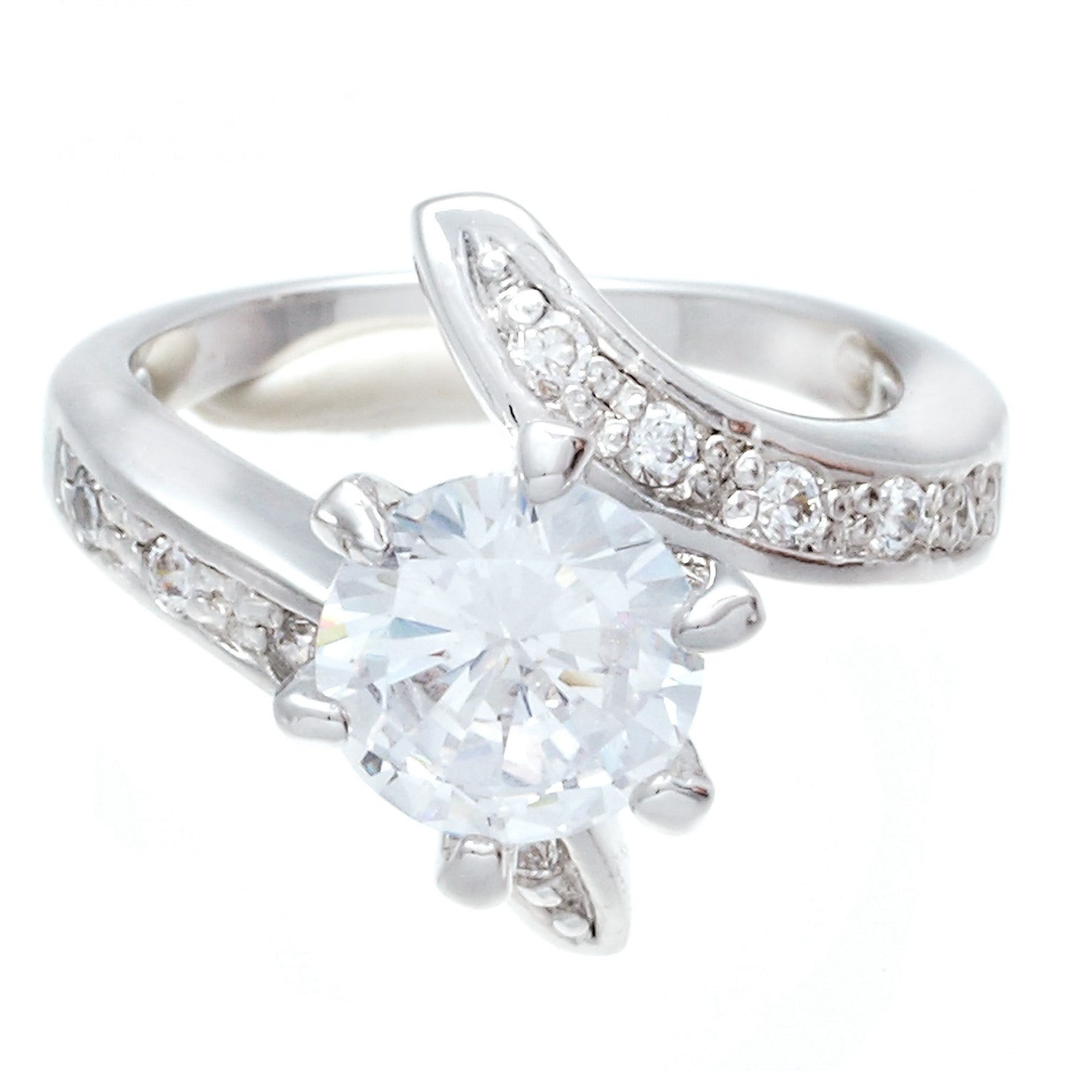 High Mount Classic Hand-Set Solitaire Statement Ring