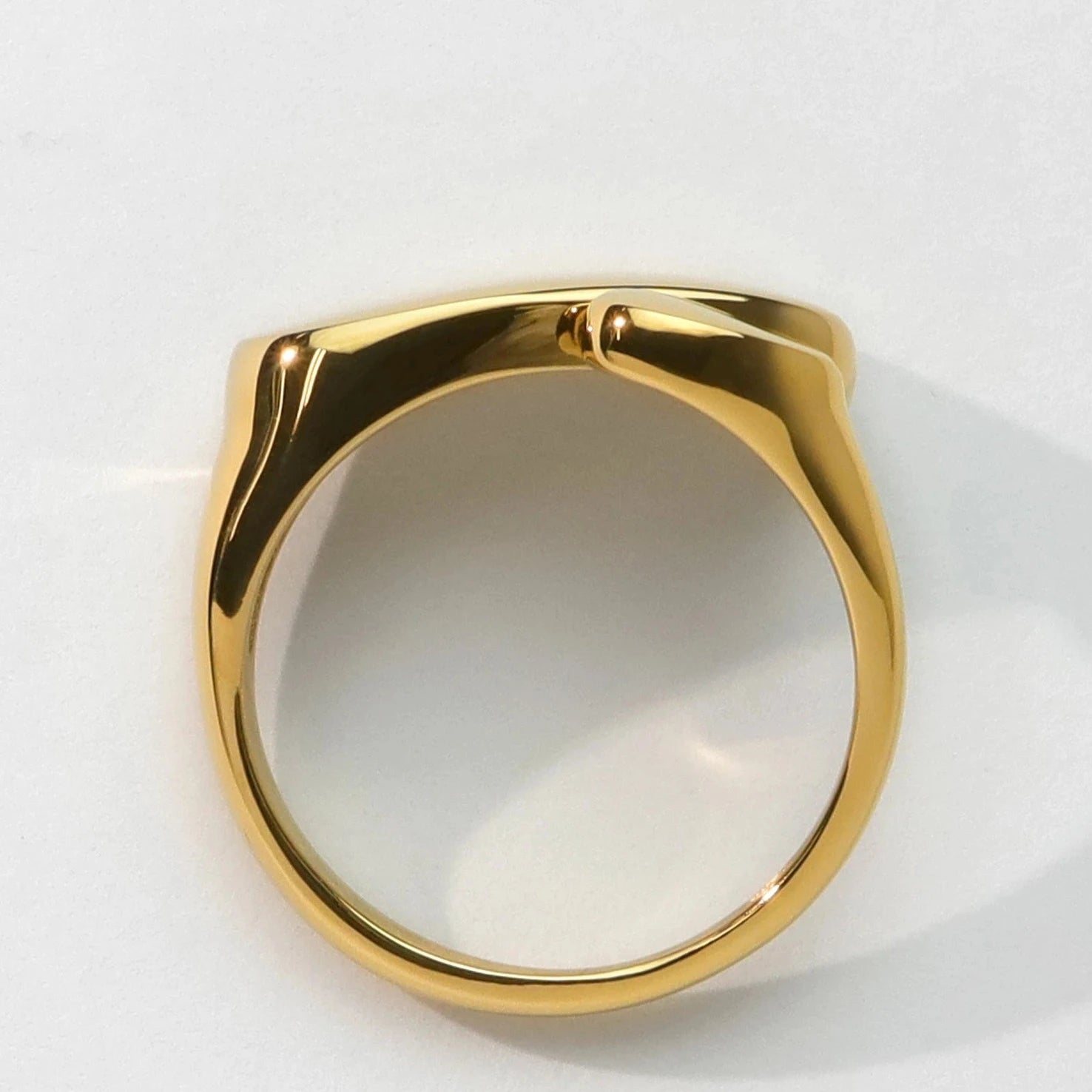 Scialle Signet Gold Wrap Ring