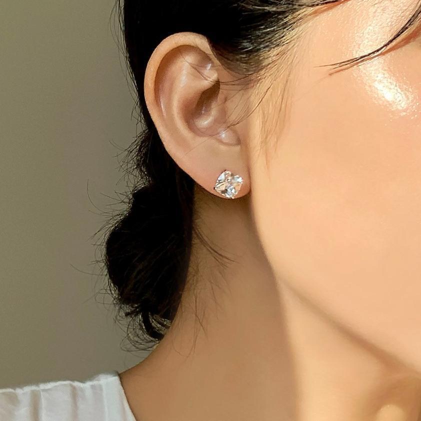 Elegant Silver Stud Earrings