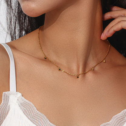 Sottila 5-Stone Gold Necklace-Ringified Jewelry
