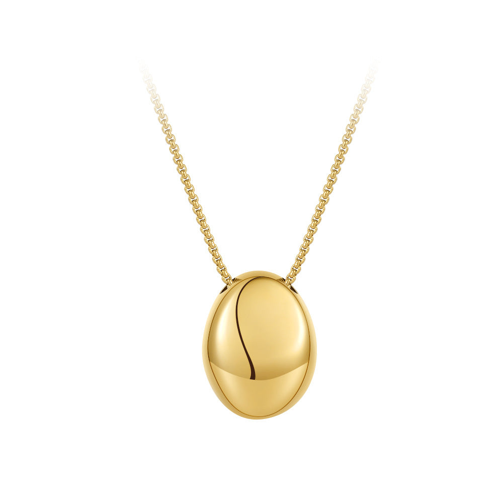 Glowing Orb Gold Necklace