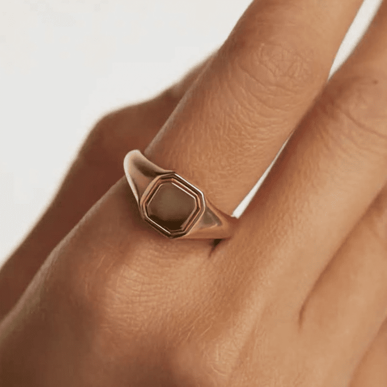 Marquet Gold Signet Ring