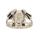 Polished Frog Moveable Legs Ring