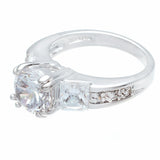 Contemporary Solitaire Engagement Princess Cut Ring