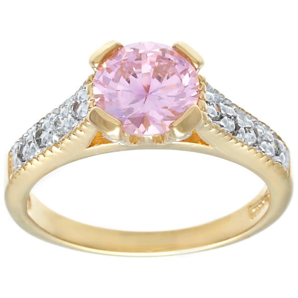 Very Fine Classic Solitaire Pink Statement Ring