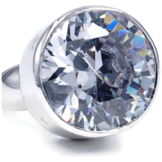 Dramatic Headlight Single Stone Fashion Ring