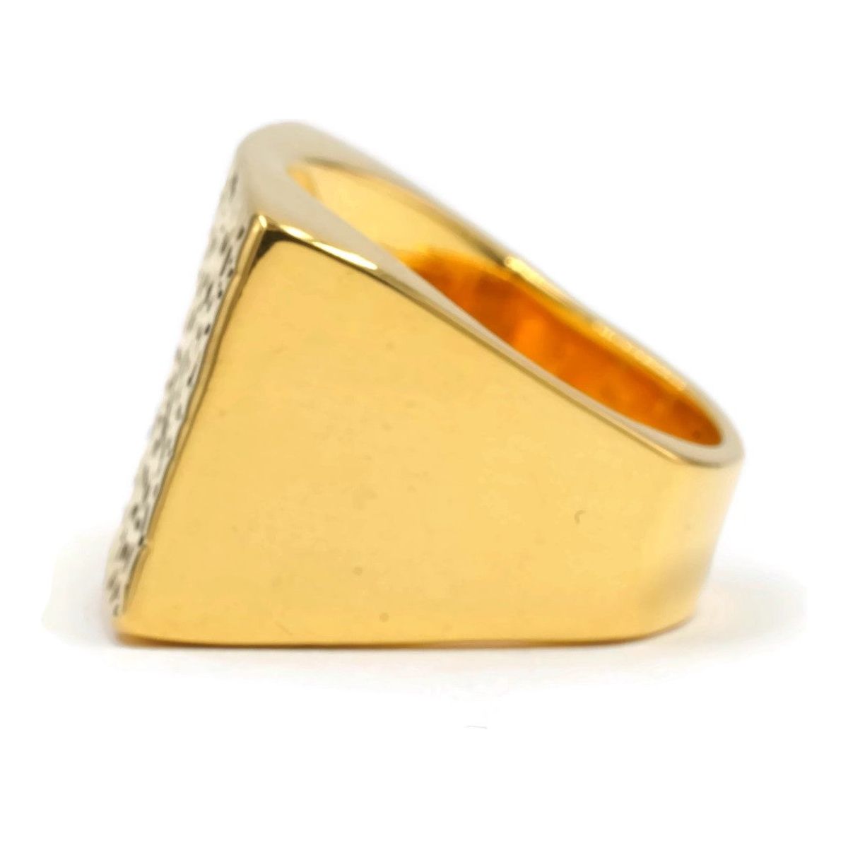 Chic and Bold 14K Antique-Textured Ring